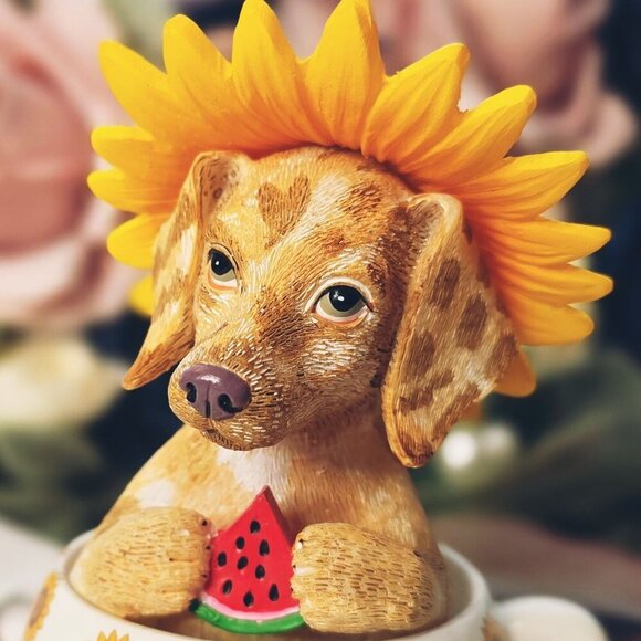 Hamilton Collection Cups of Affection Bright as the Sun Dachshund - Picture 3 of 10